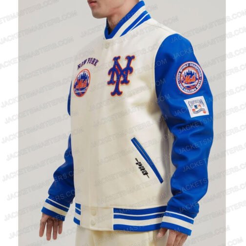 New York Mets Kate Upton Varsity Jacket - Image 7