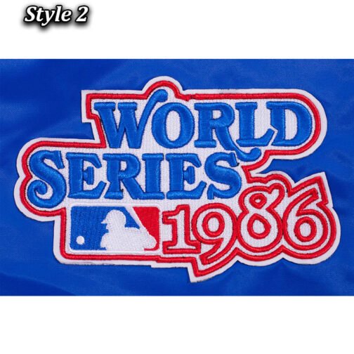 NY Mets Mashup Classic Rib Satin Jacket - Image 13