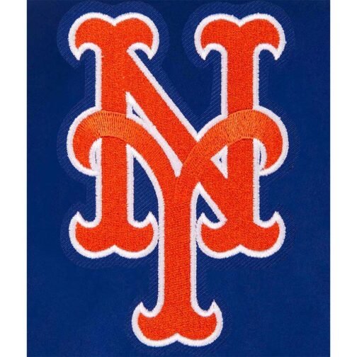 NY Mets Poly Twill Royal Jacket - Image 4