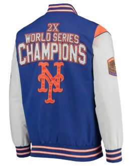 NY Mets Commemorative Royal and Orange Jacket