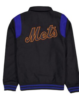 New York Mets Sport Night Teddy Varsity Jacket