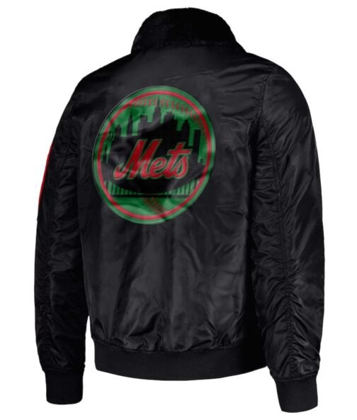 New York Mets Ty Mopkins Black Jacket - Image 2