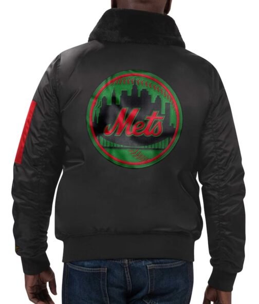 New York Mets Ty Mopkins Black Jacket - Image 5