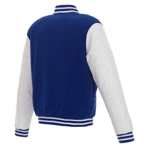 Varsity NY Mets Royal Blue and White Jacket - Image 2