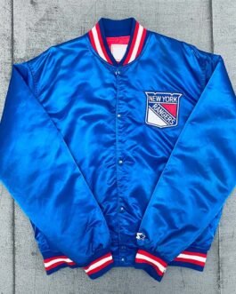 1980’s NY Rangers Royal Bomber Jacket