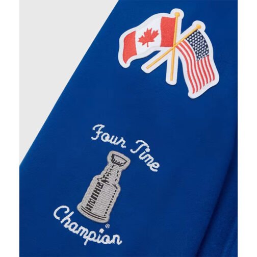 OVO New York Rangers Varsity Jacket - Image 6