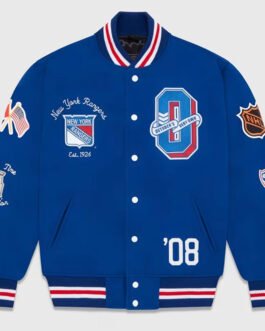 OVO New York Rangers Varsity Jacket