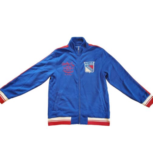 NY Rangers Fleece Track Jacket - Image 2