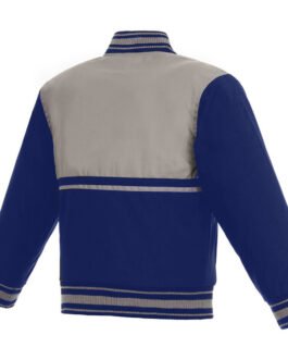 Royal and Gray NY Rangers Youth Poly-Twill Jacket
