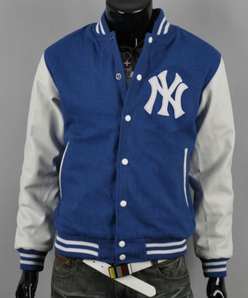 Men’s Varsity Yankee NY Letterman Jacket - Image 3