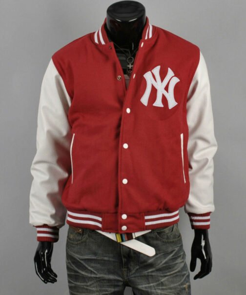 Men’s Varsity Yankee NY Letterman Jacket - Image 6