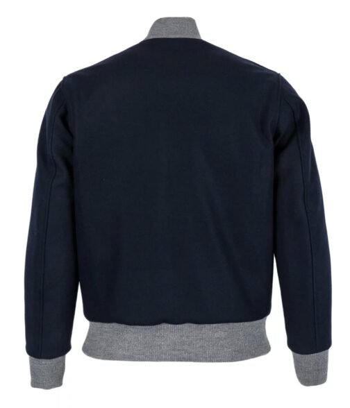 1936 NY Yankees Varsity Navy Blue Wool Jacket - Image 2