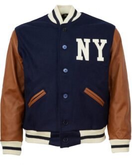NY Yankees 1940 Varsity Blue and Brown Jacket