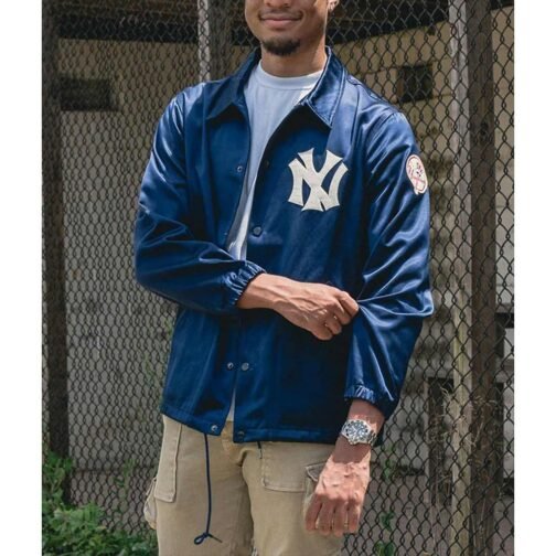NY Yankees 1946 Satin Windbreaker - Image 5