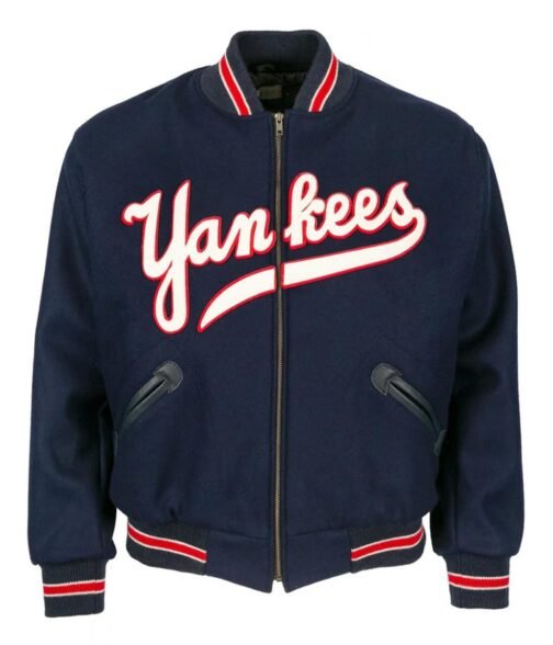 NY Yankees 1947 Navy Blue Varsity Jacket