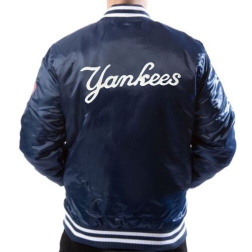 90s New York Yankees Bomber Jacket - Image 6
