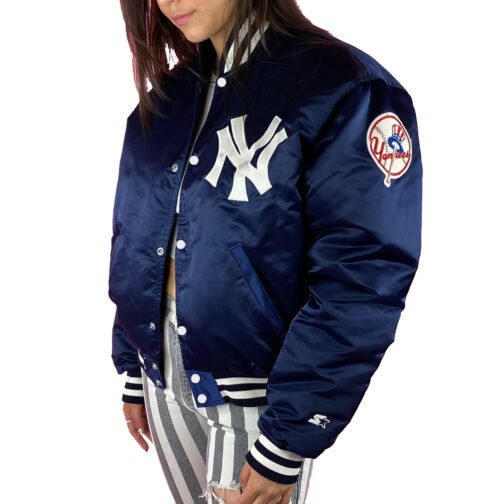 90s New York Yankees Bomber Jacket - Image 16