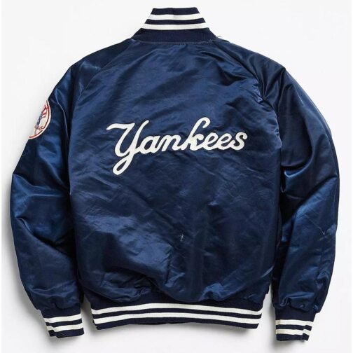90s New York Yankees Bomber Jacket - Image 4