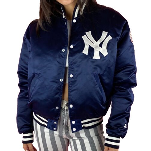 90s New York Yankees Bomber Jacket - Image 10