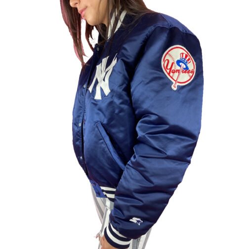 90s New York Yankees Bomber Jacket - Image 15