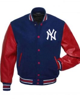 NY Yankees Letterman Red and Blue Jacket