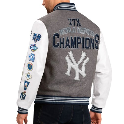 New York Yankees Challenger Varsity Jacket - Image 2