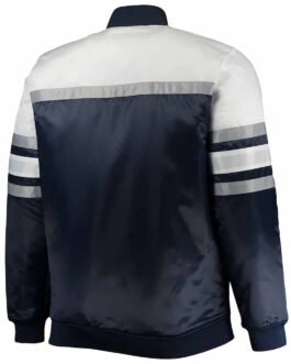Coaches New York Yankees Navy/White Satin Jacket