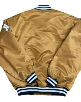 NY Yankees Dugout Full-Snap Golden Jacket