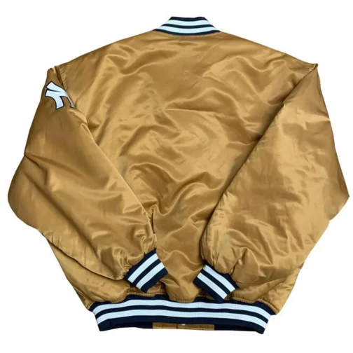 NY Yankees Dugout Full-Snap Golden Jacket - Image 2