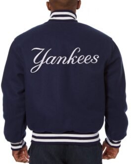 Yankees New York Varsity Blue Wool Jacket