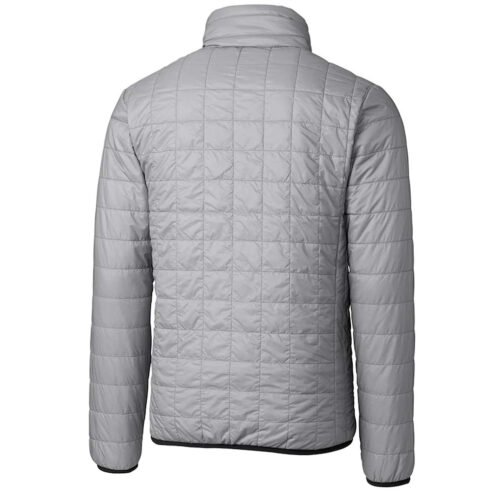 NY Yankees Full-Zip Grey Puffer Jacket - Image 2