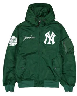 NY Yankees Historic L-2B Hooded Bomber Jacket