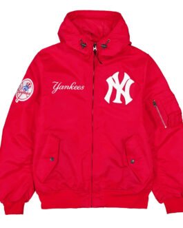 NY Yankees Historic L-2B Hooded Bomber Jacket