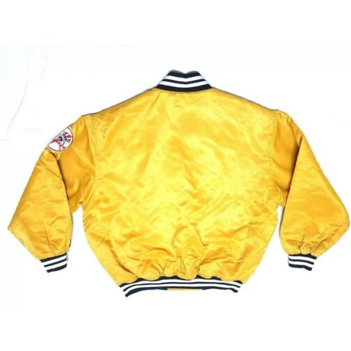 NY Yankees Dugout Satin Jacket - Image 8