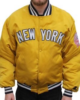 NY Yankees Dugout Satin Jacket