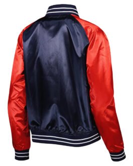 Team 2.0 NY Yankees Navy Blue/Red Satin Jacket