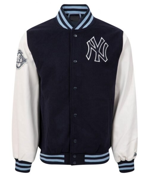 MLB Patch NY Yankees Varsity Navy Blue Jacket
