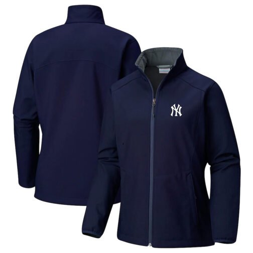 Kruser Ridge II NY Yankees Navy Softshell Jacket - Image 3