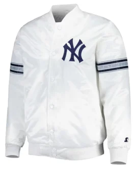 White Power Forward New York Yankees Jacket