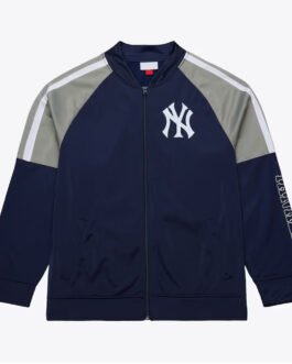 NY Yankees Color Blocked Full-Zip Track Jacket
