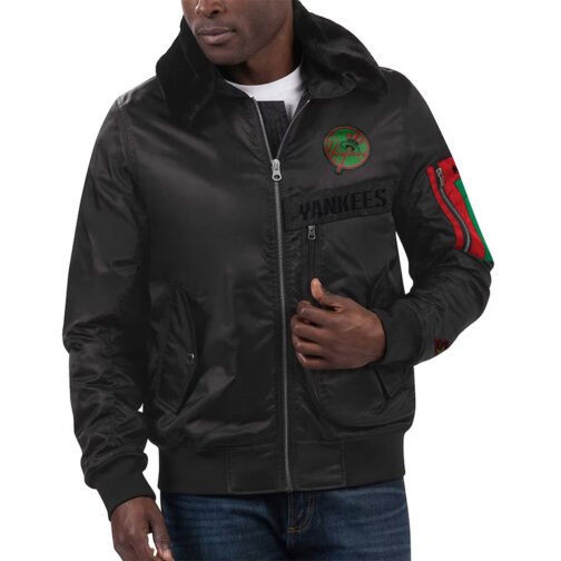 New York Yankees Ty Mopkins Black Jacket - Image 3