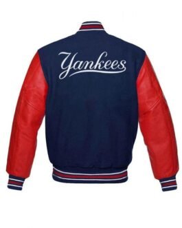 NY Yankees Letterman Red and Blue Jacket