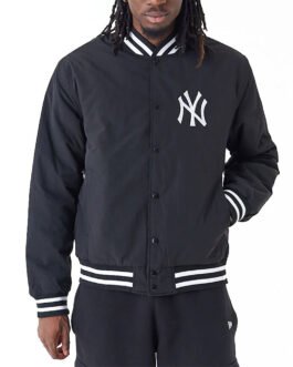 NY Yankees Wordmark Black Bomber Jacket