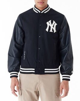 2009 NY Yankees World Series Black Varsity Jacket