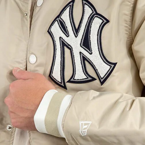 NY Yankees World Series 2009 Varsity Jacket - Image 8