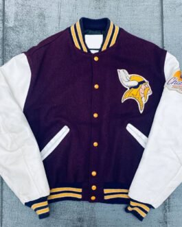 1980’s Minnesota Vikings NFC Champs Patch Varsity Jacket