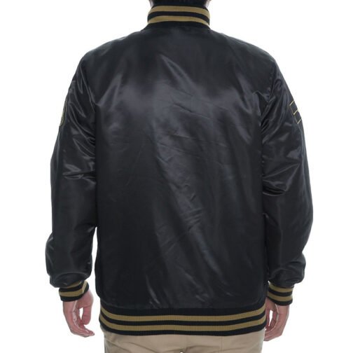 Black Label Seattle Seahawks Satin Jacket - Image 4