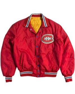 NHL 90’s Montreal Canadiens Hockey Red Jacket