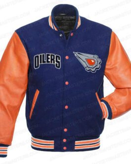 Edmonton Oilers NHL Varsity Jacket