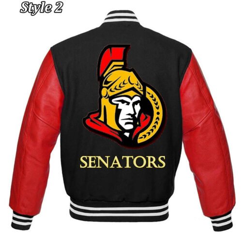 Ottawa Senators NHL Varsity Jacket - Image 4